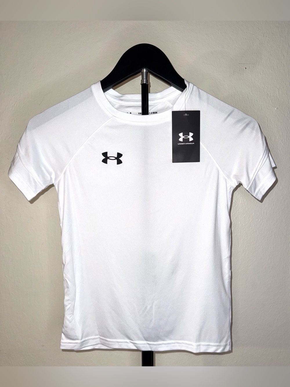 Under Armour Boys' Golazo 3.0 Jersey in White, size XS, NWT